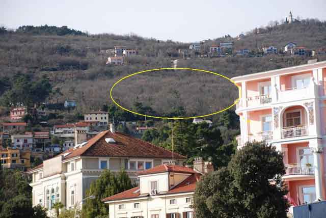 Opatija, ekskluzivno građevinsko zemljište, Kvarner, 3240m²