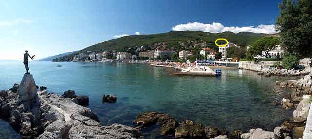 Opatija, ekskluzivno građevinsko zemljište, Kvarner, 3240m²