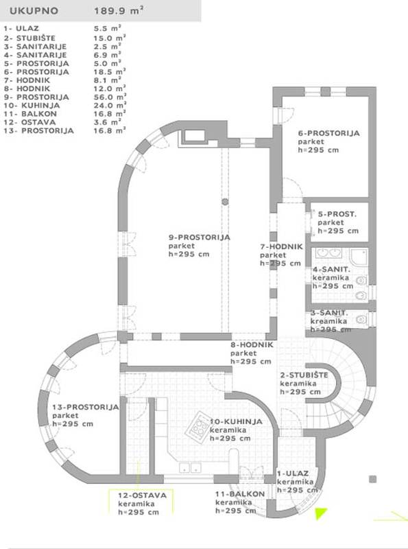 Vince, Šestine, 671m²