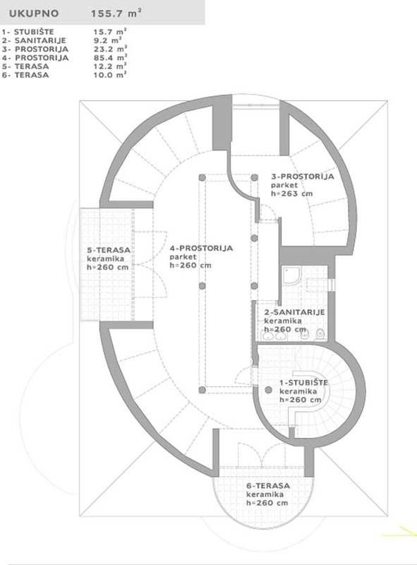 Vince, Šestine, 671m²
