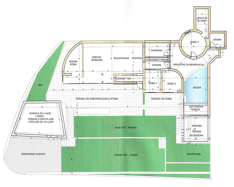 Šestinski vrh, Šestine, 229m²